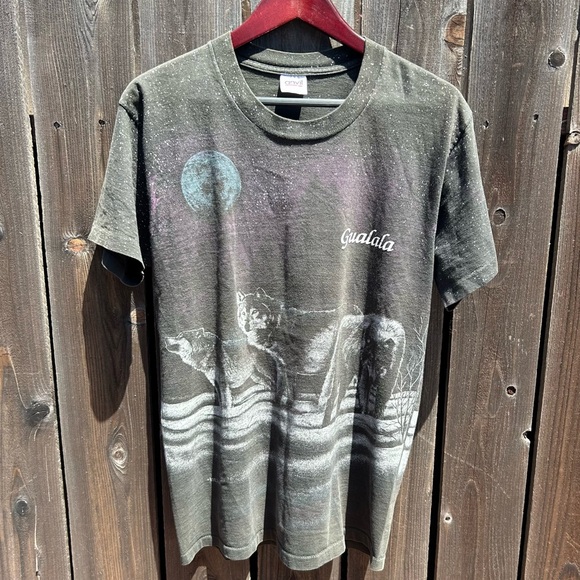 Anvil Other - VINTAGE WOLF AMINAL AOP SINGLE STITCH GRAPHIC TEE